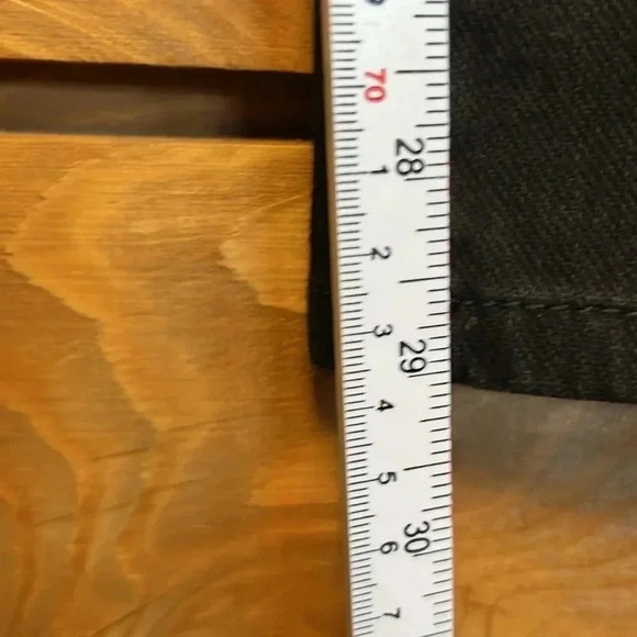 J. McLaughlin women’s Black  Denim Jeans 30x 29 Straight leg Streetwear‎ Pants - Picture 4 of 5